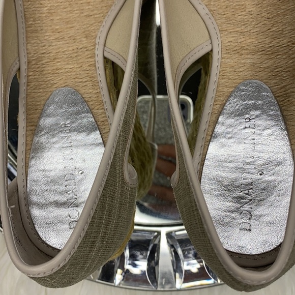Donald J. Pliner Coraa Linen Espadrille Wedge Sandal 8.5M - Picture 9 of 13